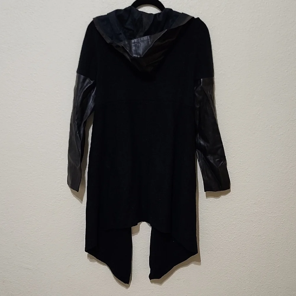 Blank NYC Black Jacket with Leather Accents - Picture 8 of 9